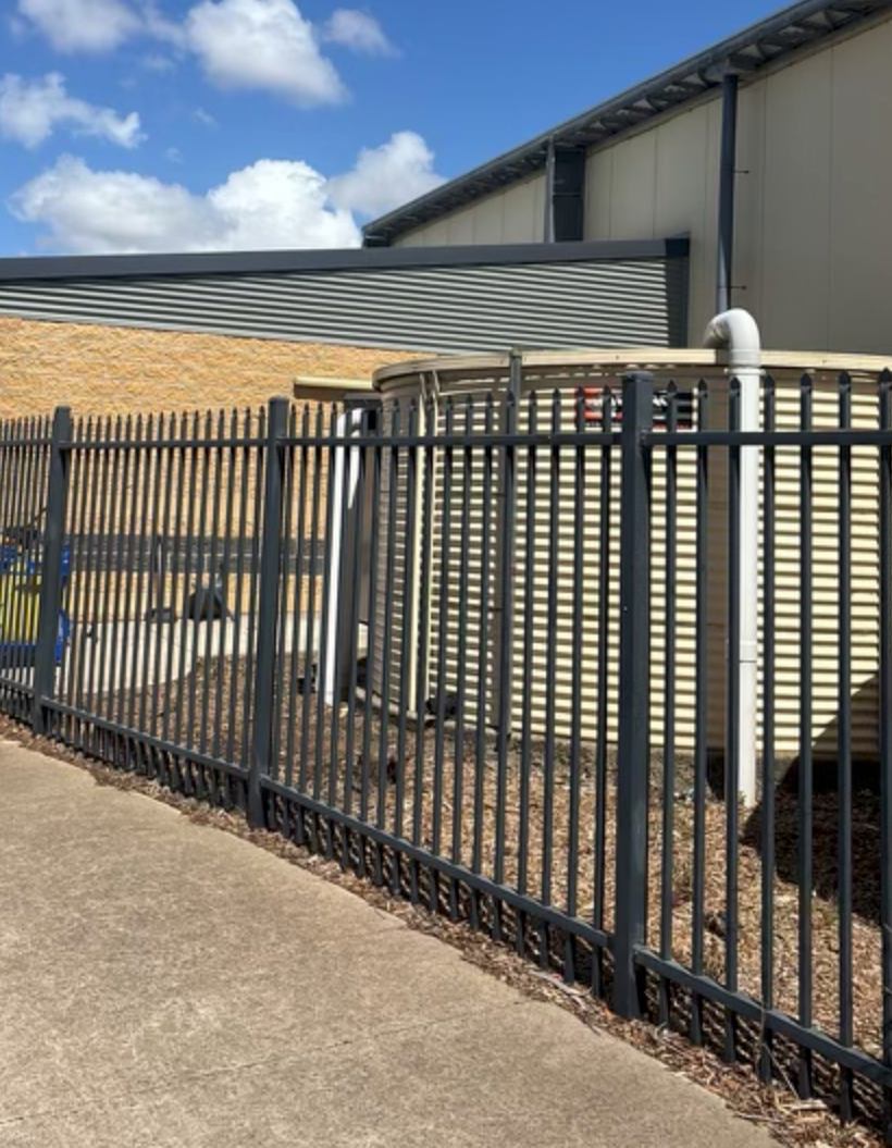 Steel gate detail